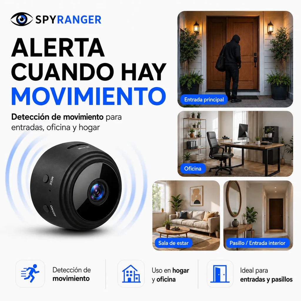Alerta al celular cuando detecta movimiento