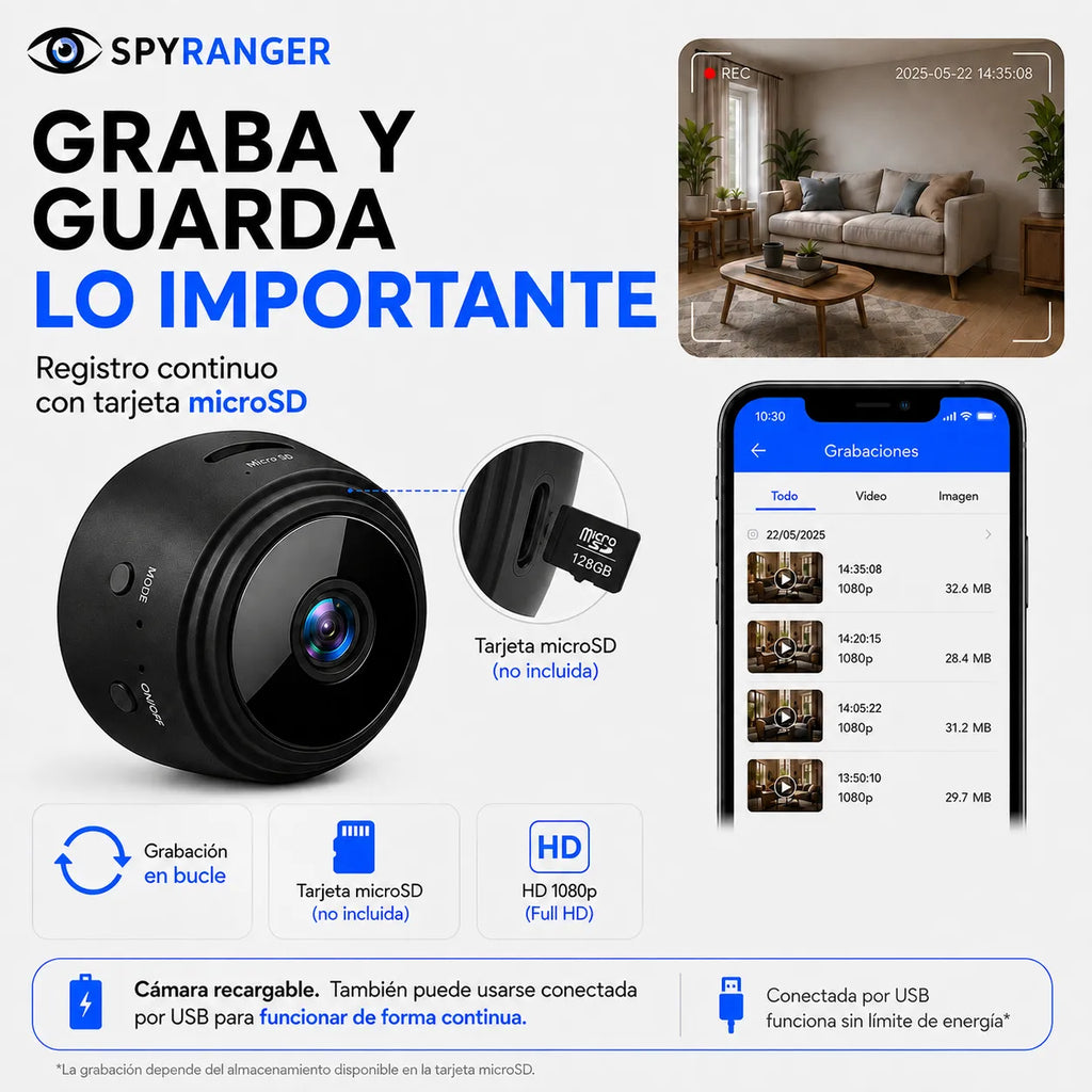 Base magnética con giro de 360 grados